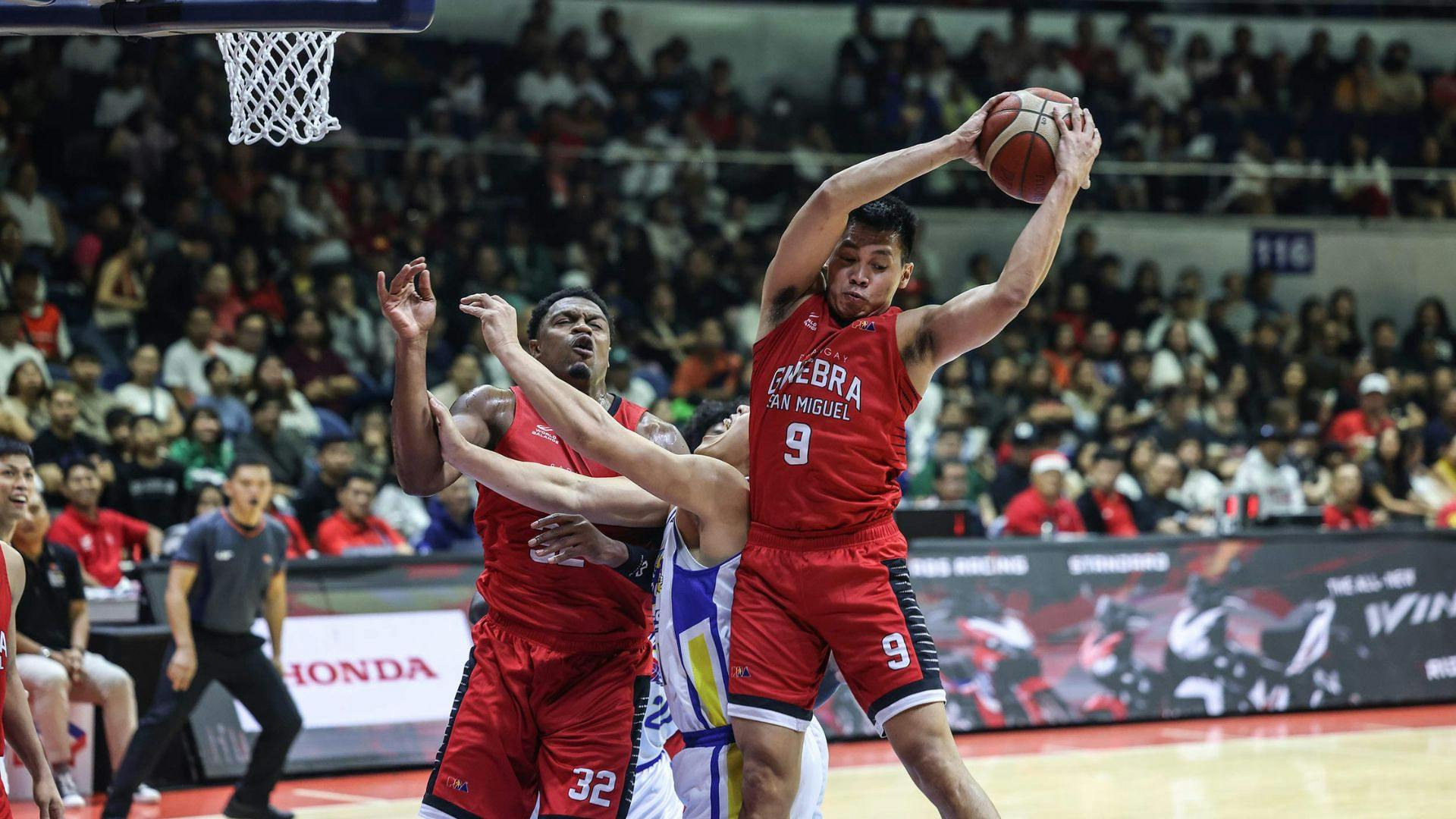 Thompson gets job done with game-winner for Ginebra, proceeds to catch flight to Davao